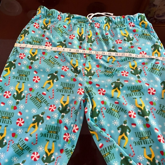 Men’s Elf lounge pants pajama bottoms colorful Smiling is my favorite - Picture 10 of 12